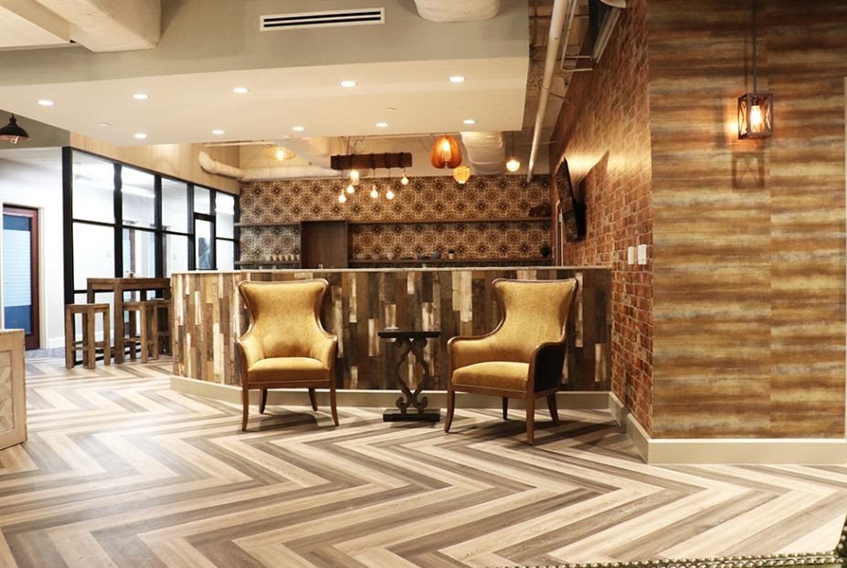 Coworking office interiors, Fort Lauderdale