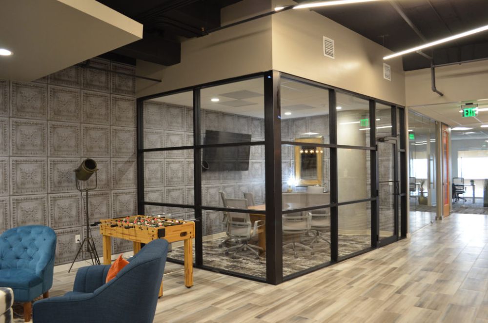 Office glass partitions